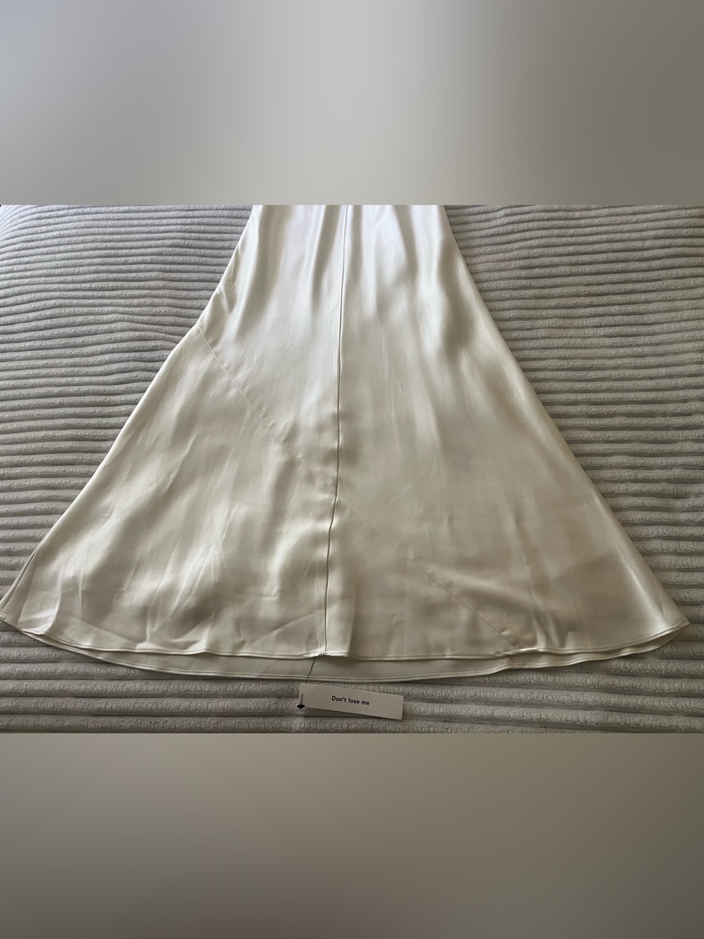Reformation Ronda Silk Dress in Ivory - Picture 14 of 16